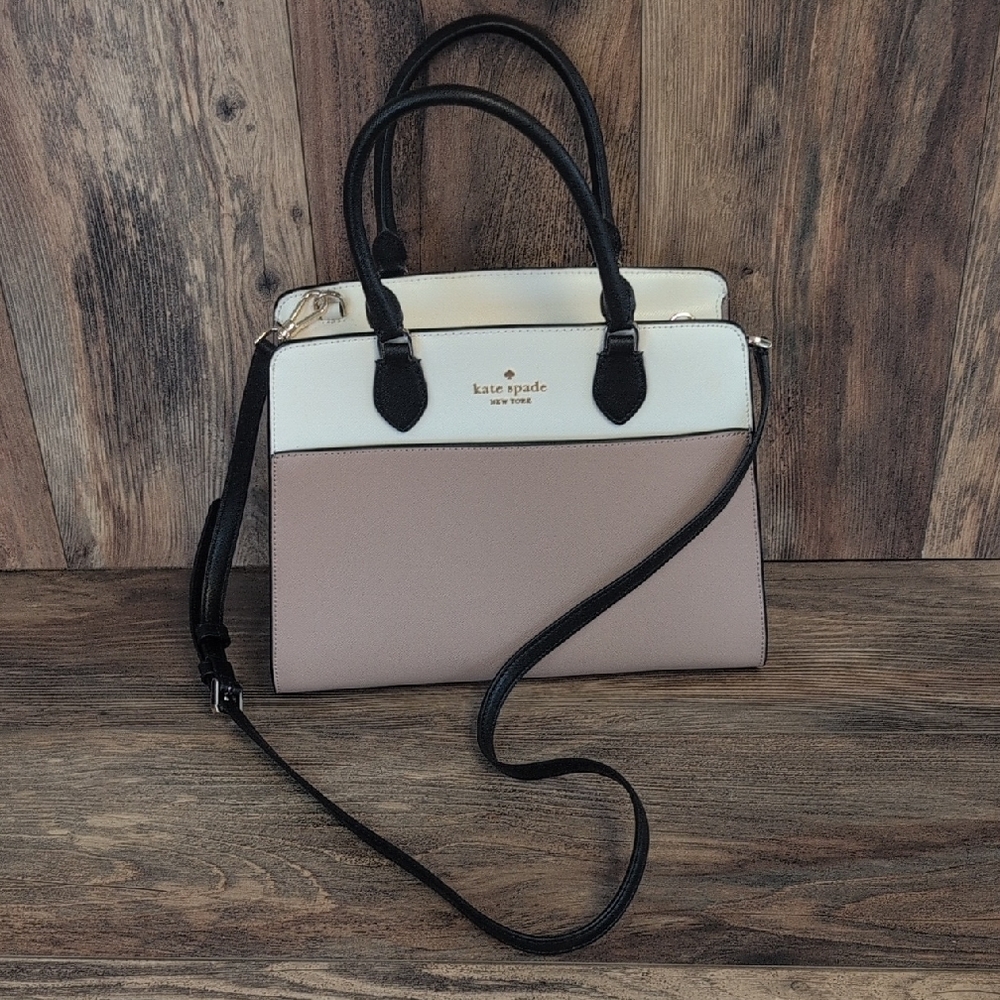 Kate Spade Madison Medium Toasted Hazelnut Shoulder/Hand Satchel - Picture 1 of 8